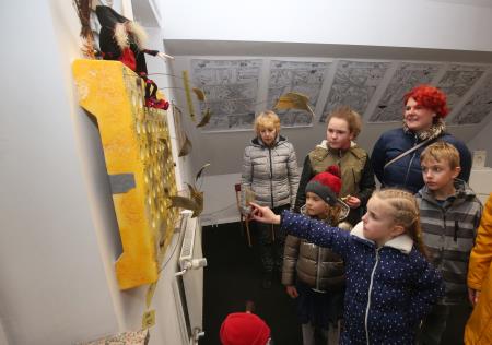 Otvoritev Razstave in pustni podcast 31 Foto Ljubo Vukelič